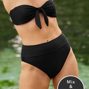 High cut high waisted aerie bikini bottoms